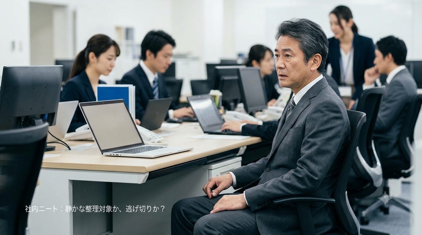 「50代社内ニートは定年まで逃げ切れるのか？仕事7割減でも“静かな整理対象”に変わる社内の現実とは」