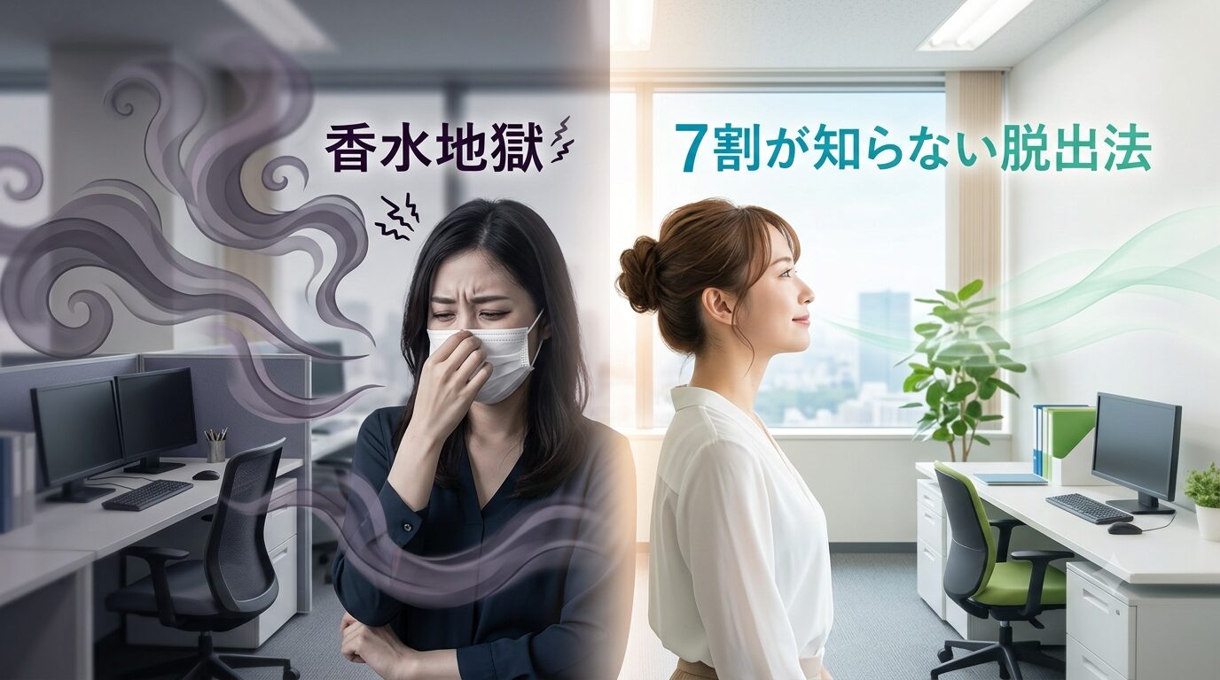 職場の香水地獄は解決不能？7割が見落とす脱出法とは