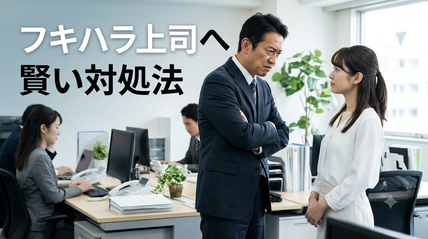 上司のフキハラ、我慢は逆効果？9割が知らない対処法