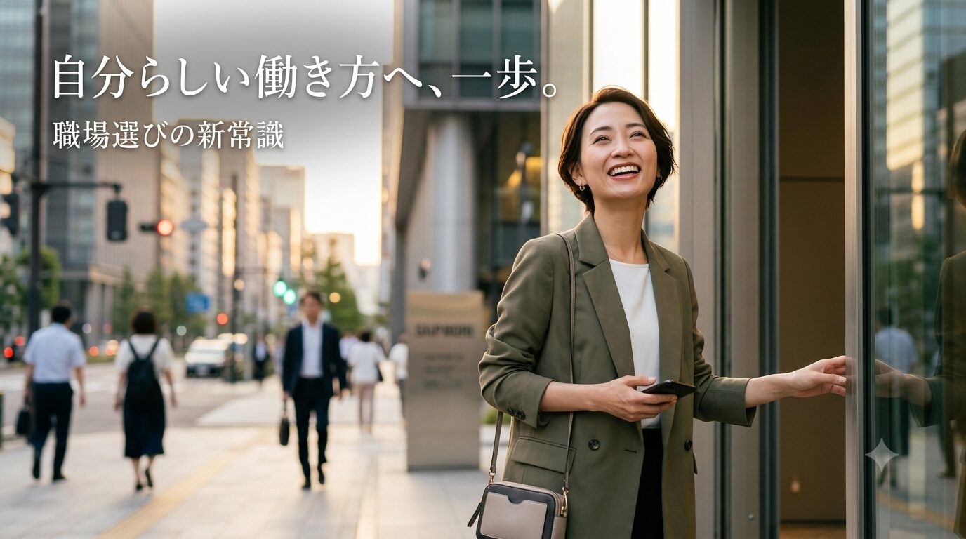 嫌いな上司に耐える時代は終わり？人生を変える職場選びの新常識