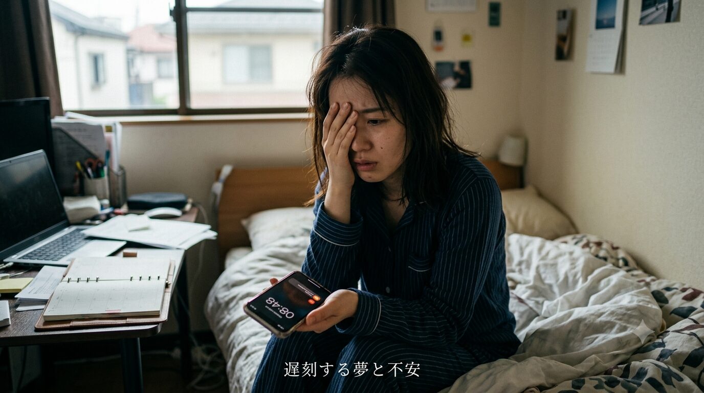 仕事に遅刻する夢を見る人へ｜隠れた5つの不安と人生を変える方法